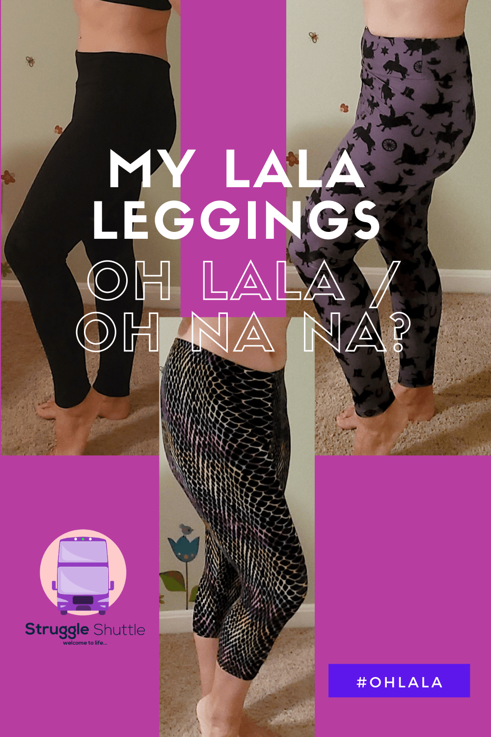 Red Lala Leggings with pockets