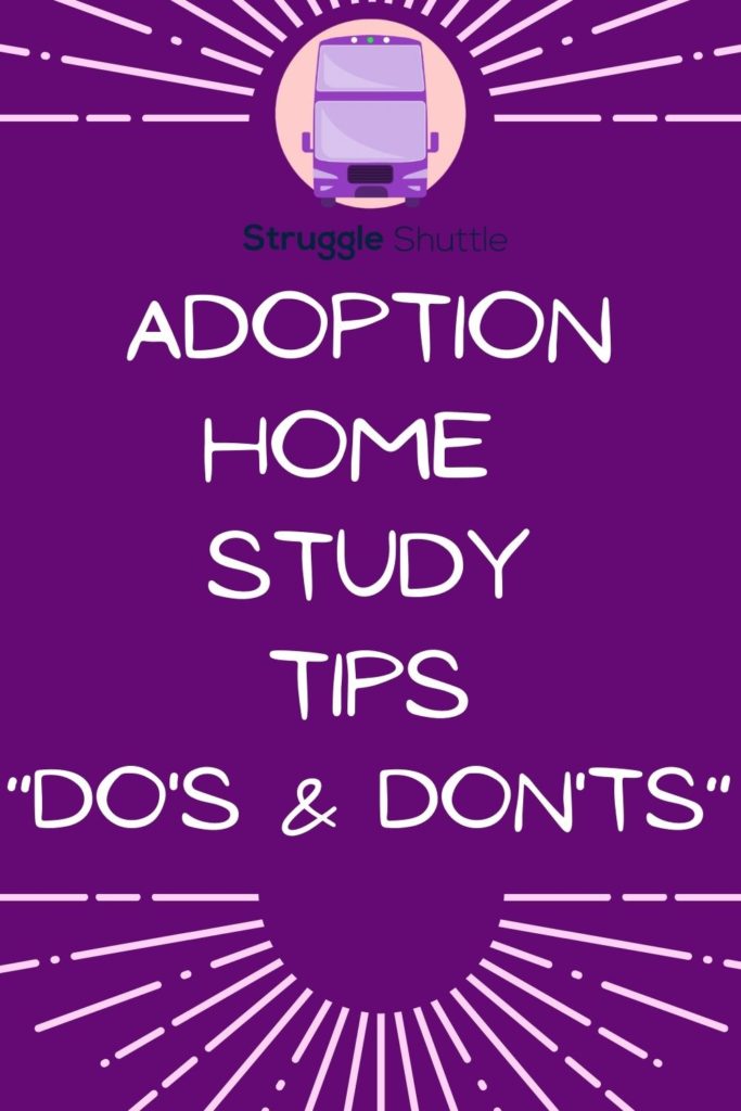 adoption home study tips