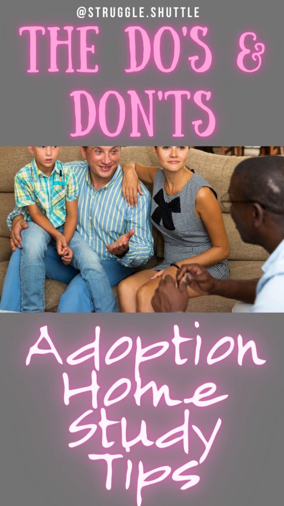 adoption home study tips