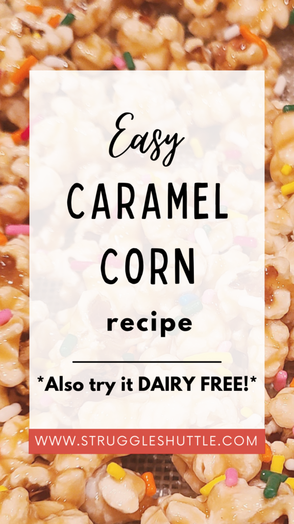 dairy free caramel corn recipe
