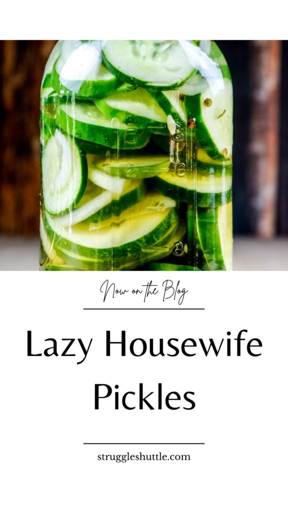 lazy housewife pickles