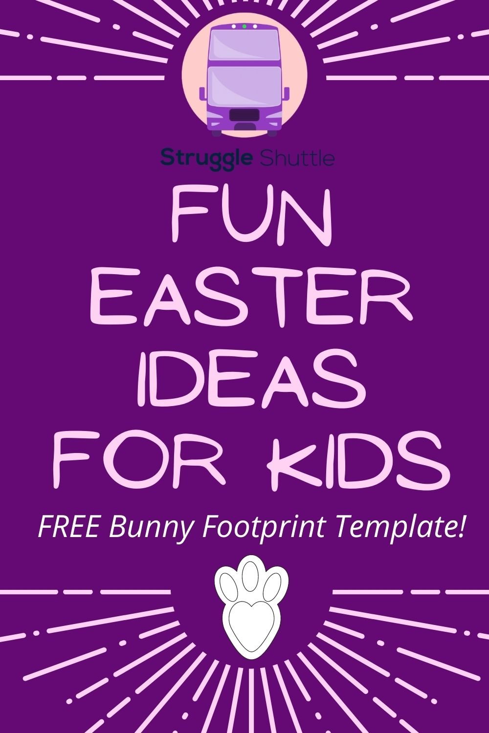 bunny footprint template